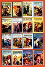 1930's Nancy Drew cover art - set of sixteen 2x3