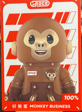 POP MART x KENNYSWORK MEGA SPACE MOLLY 100% emoji - Monkey Business picture
