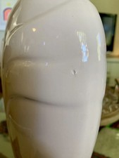 Vintage Art Deco waterfall Vase Haeger style Beige picture