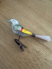 Vintage ( Antique?) Large Bird Germany Glass Christmas Ornament. ( No Box ) picture