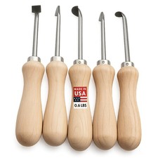 UJ Ramelson Royal Arms Gun Stock Inletting Chisel Set, 5 Piece Set picture