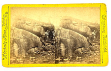 Webster & Albee Civil War Devil's Den Gettysburg PA Stereoview photo Rochester  picture