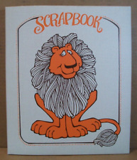 Vintage C.R. Gibson Scrapbook ~ Lion Childrens Theme Photo Album~14.5