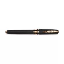 Pineider Alchemist Stant Stromboli Black Rose Gold Fountain Pen - Nib picture