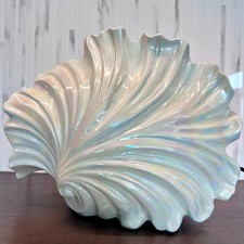 Vintage 1950s Maddux of California Pearlescent Seashell TV Lamp picture