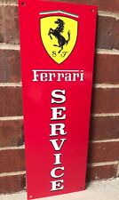 Ferrari Service Retro Metal Reproduction Garage Sign picture