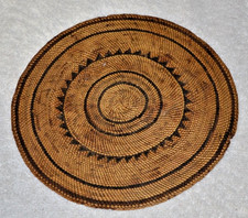 Vintage Apache  Coil Flat Tray  Native American L7.5