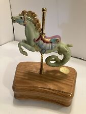 Vtg 91 Rare Willitts Designs Music Box Signed Tobin Fraley Seahorse LE 2355/4500 picture