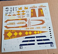 AMT FA-18A  Hornet Decals only 1/48 scale Kit # AMT799 Package #508 