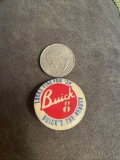 Vintage Buick Looks Fine For 39 Buick’s The Beauty Pinback picture