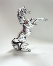 Italian Argento 925 Silver Laminated Rearing Horse Figurine Made in Italy 5