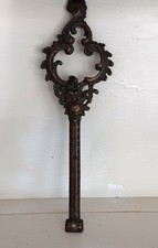 Antique Bronze Tone Architectural Salvage Ornate Scroll Wall Decor 12