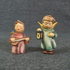 Vtg 1951 Goebel Hummel Good Night Angel & Angel Serenade Nativity Germany picture