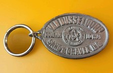 Vintage 1985 Van Dusseldorp Sand & Gravel Colfax Iowa 50th Anniversary Keychain picture