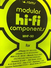 MHF-50 SAMS HI-FI  PHOTOFACT JC PENNY LAFAYETTE MGA MOTOROLA PANASONIC RC    NOS picture
