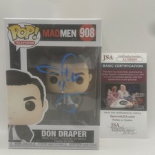 Jon Hamm Signed Don Draper Vaulted 2019 Mad Men Funko Pop #908 JSA COA AUTHEN picture