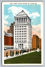 Postcard Missouri St. Louis New Courthouse c. 1920s Unposted  R905 picture