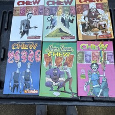 Chew Volume 1-6 TPB Image Comics 2010-2014 1st Printing Unread Read Description picture
