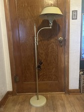Vintage 1960s Brass MG Wheeler? Sight Light Floor Lamp picture