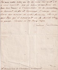 Frederick William III - King of Prussia - letter from 1798 - original signed picture