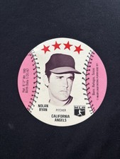 1976 Chilly Willee Nolan Ryan CA Angels Frozen Drinks Breweriana Coaster picture