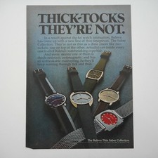 Bulova Thin Sabre Wristwatch Ad 1971 Vintage Magazine Print picture