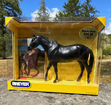 Breyer Traditional Series Horse “Black Gold”  2007 with book picture