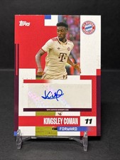 Coman Autograph FC Bayern Munich 2024-25 Topps Team Set Signed Auto Card picture