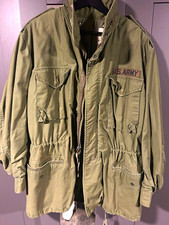 Original U.S. Army OD Green Cold Weather Field Jacket w/ Liner picture