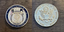 Rare US Supreme Court Police Challenge Coin SCOTUS Chief Justice John Roberts. picture