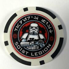 Star Wars 501st Legion Stormtrooper Garrison So California Poker Chip Marker picture