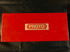 Vintage Proto Medium Red Metal Tool Box 10.5