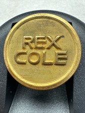c.1910-30s Rex Cole New York Employee Uniform Button Original Rare #B2 picture