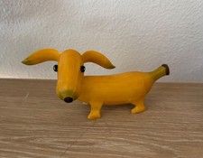 Enesco Home Grown Banana Dachshund Dog Vtg Retired Anthropomorphic Figurine picture