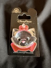 RARE Disney 2016 Aristocats Marie Kitten Cat Clear & Pink Acrylic 3-D Pin picture