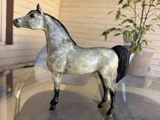 Breyer Black Point Proud Arabian Stallion Pas Halo Dapples, Vintage picture