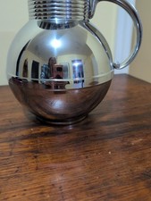 Vintage Art Deco 1930's Manning Bowman Thermos Carafe Coffee Pitcher Chrome picture