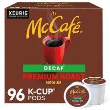 McCafe Premium Roast Decaf Coffee K-Cup Pods, 96 Count (4 Packs of 24) picture