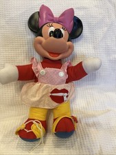 Vintage Mattel Minnie Mouse 'Learn to Dress Me' Doll 1989 picture