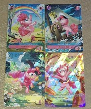 Pinkie Pie Kayou My Little Pony 4 CHASE CARDS Discord English NM 2 CR & 2 GR picture
