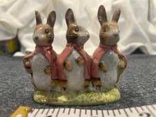 Beatrix Potter Beswick England Flopsy, Mopsy & Cottontail F. Warne & Co 1954 picture