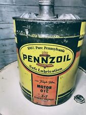 Vintage 1967 Pennzoil 5 gallonOil Can picture