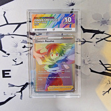 Ace 10 Perf Subs Zinnia’s Resolve 225/203 Secret Rare 2021 Evolving Skies picture