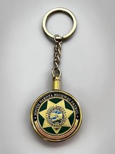 SOUTH DAKOTA HIGHWAY PATROL Challenge Coin Keychain ·FAST SHIPPING· ·IN STOCK· picture