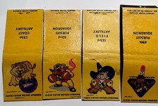 4 Vintage WALT DISNEY Studio Matchbook Covers Excellent UNSTRUCK Cond. 1940s #4 picture
