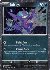Sableye 136/193 Cosmo Holo NM picture