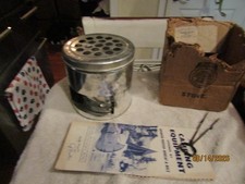 Vintge Quaker Puffed Wheat & Rice Camping Stove Sgt Preston Cereal Premium 1952 picture