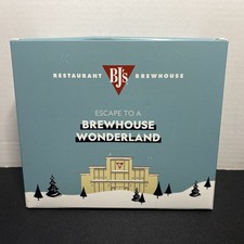 BJ's Brewhouse Beer Glasses Holiday 2023 Boxed Set Committed/Hopstorm IPA NEW 🍺 picture