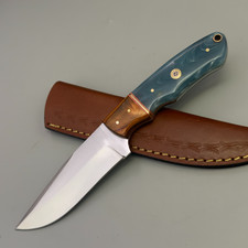 9” Sandvik Steel Hunting Skinner Knife – Custom Fixed Blade – Gift for Men picture