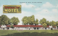 Westward Ho Motel Billings MT Exterior View Vintage souvenir Postcard picture